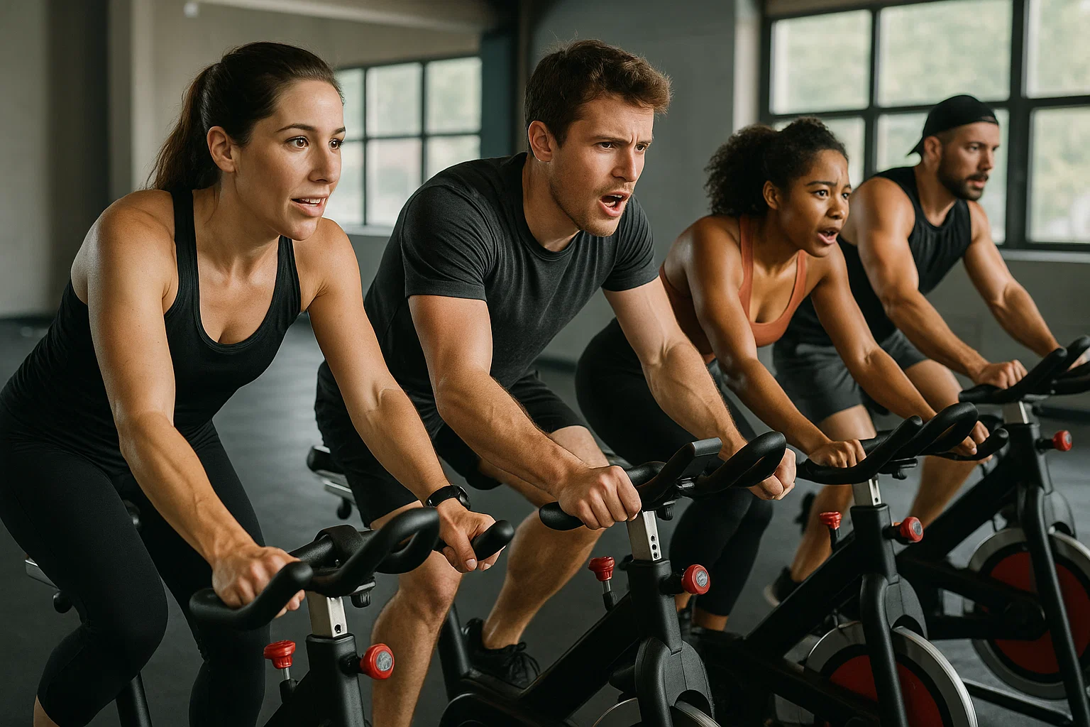 Cours de cycling